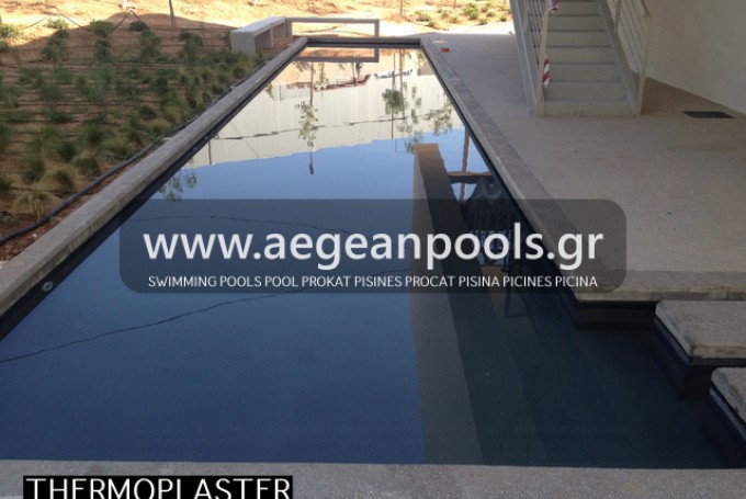 THERMOPLASTIC POOL COATING POOL PHOTOS WITH POLYMER FINISH