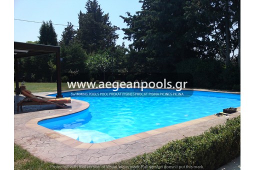 METAL PREFABRICATED POOL WITH LINER