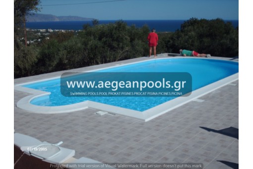 METAL PREFABRICATED POOL WITH LINER